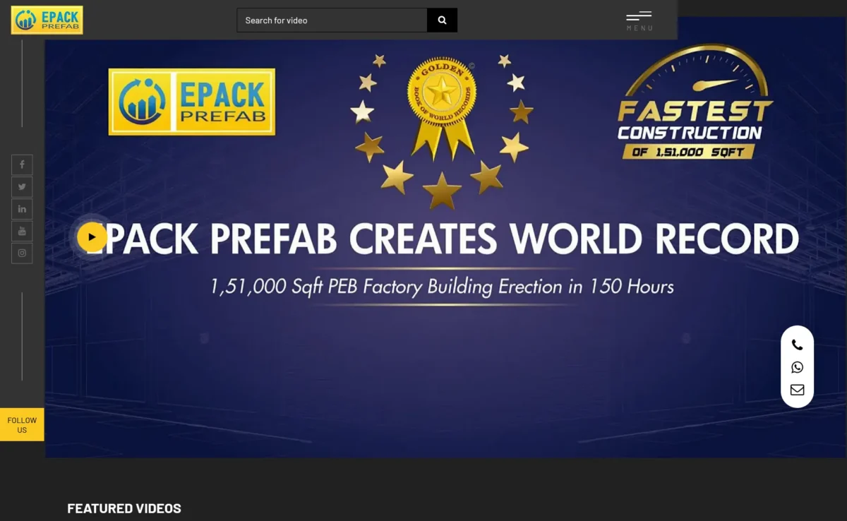 Epack Vide Home Page