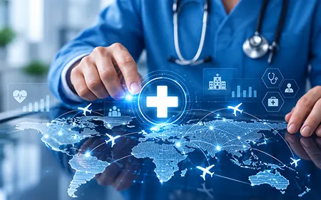 Medical tourism and international healthcare connectivity for HindCure
